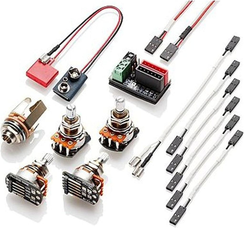 EMG Solderless Wiring Kit for 1-2 Active Pickups - Short Shaft (Strat) 10mm