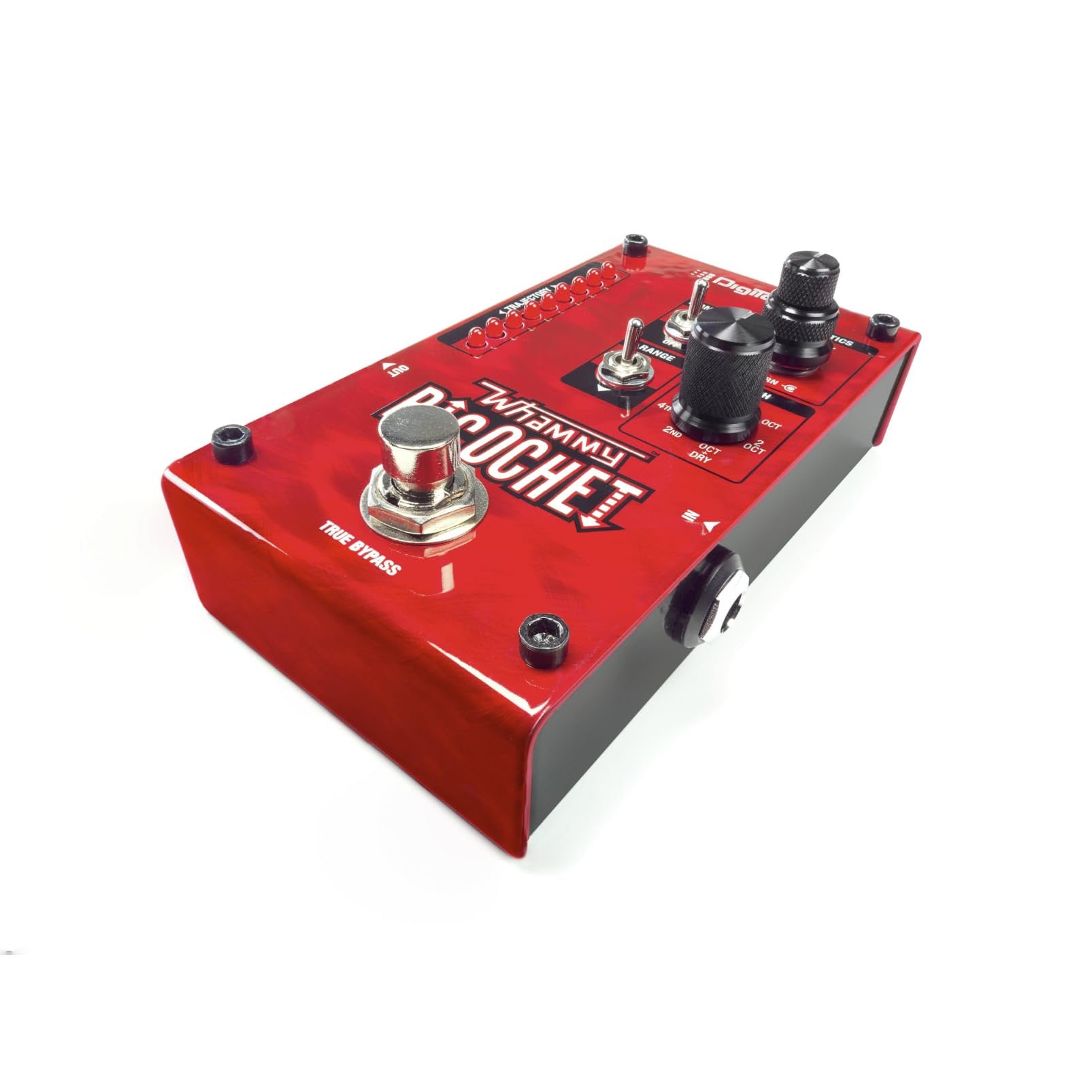 Digitech Mini Guitar Pitch Effect Pedal, Red (WHAMMY RICOCHET)