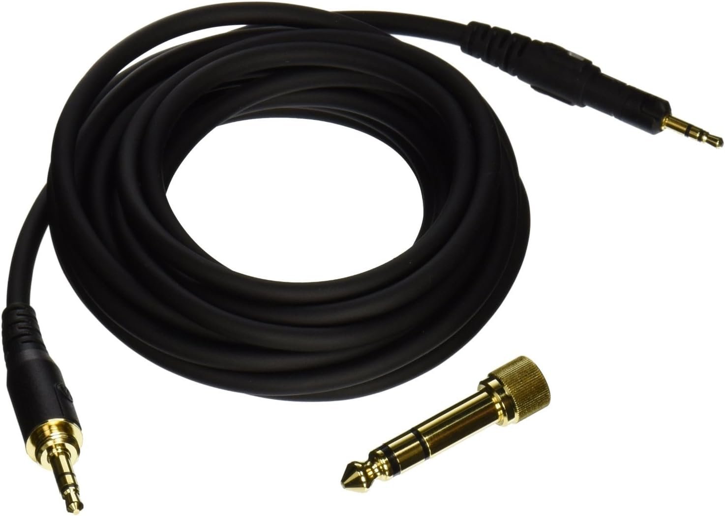 Audio-Technica HP-CC Replacement Coiled Cable for M Series Headphones,Black