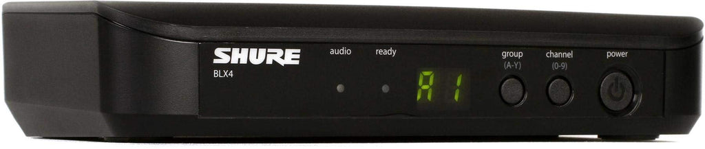 Shure BLX4 Single Channel Receiver - for use with BLX Wireless Systems, Transmitter Sold Separately | J11 Band (BLX4=-J11)