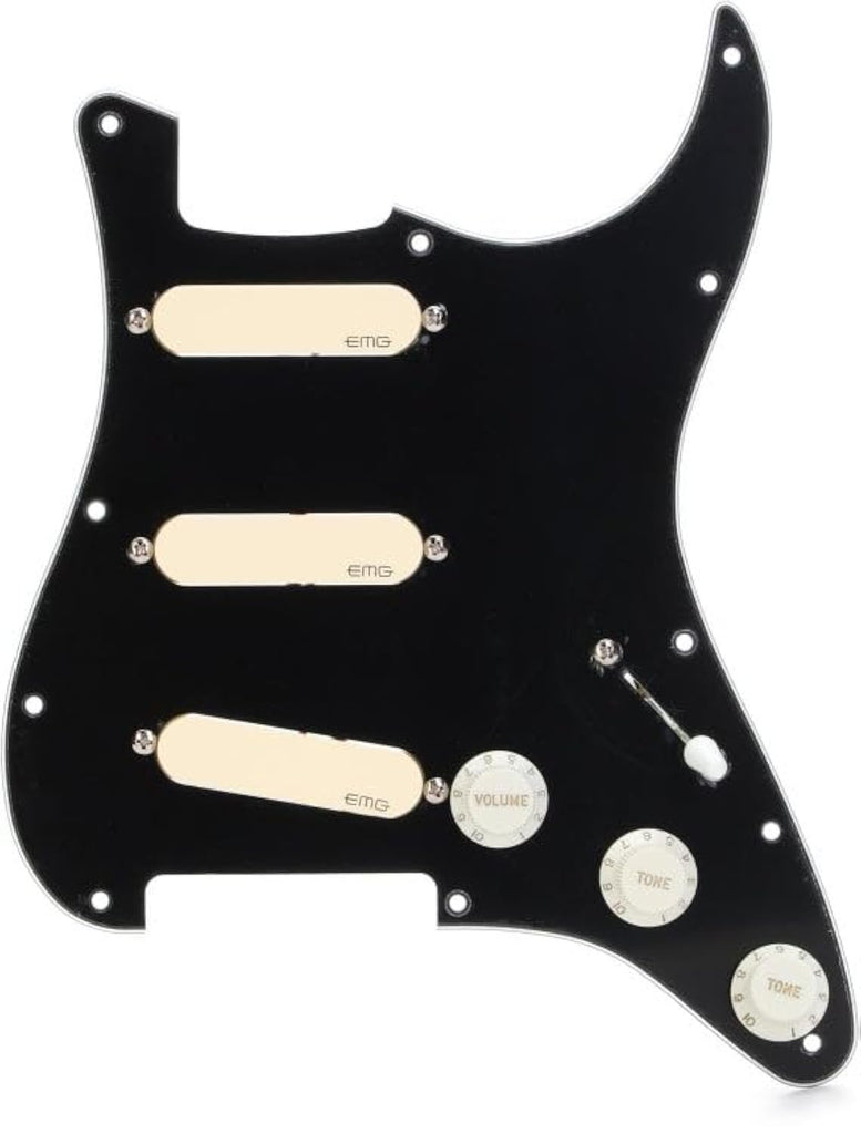 EMG DG20 Total Eclipse Pre-wired Pickguard, Ivory