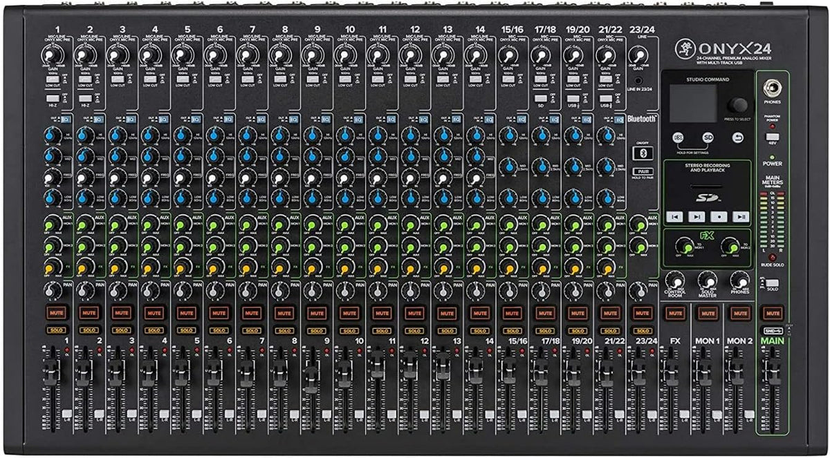 Mackie Onyx Analog Mixer with Multitrack USB – Multiple Channel Options