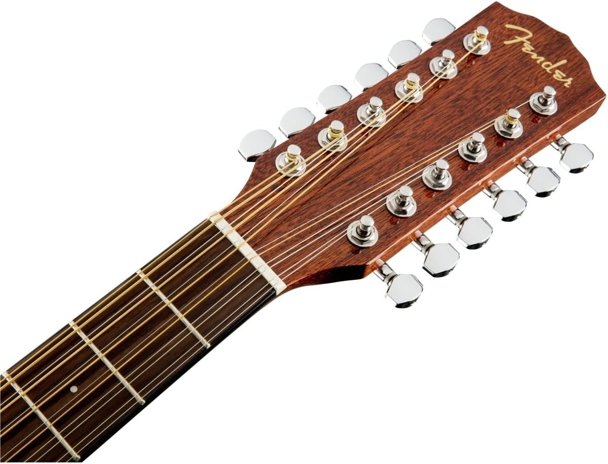 Fender CD-60 Dreadnought Acoustic Guitar V3 with Case, Walnut Fingerboard, Black, 0970110206