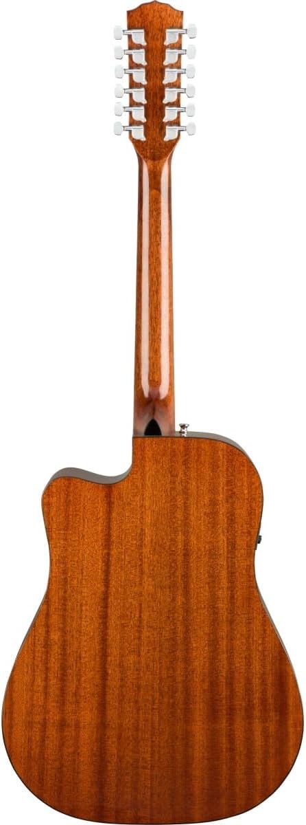 Fender CD-60 Dreadnought Acoustic Guitar V3 with Case, Walnut Fingerboard, Black, 0970110206