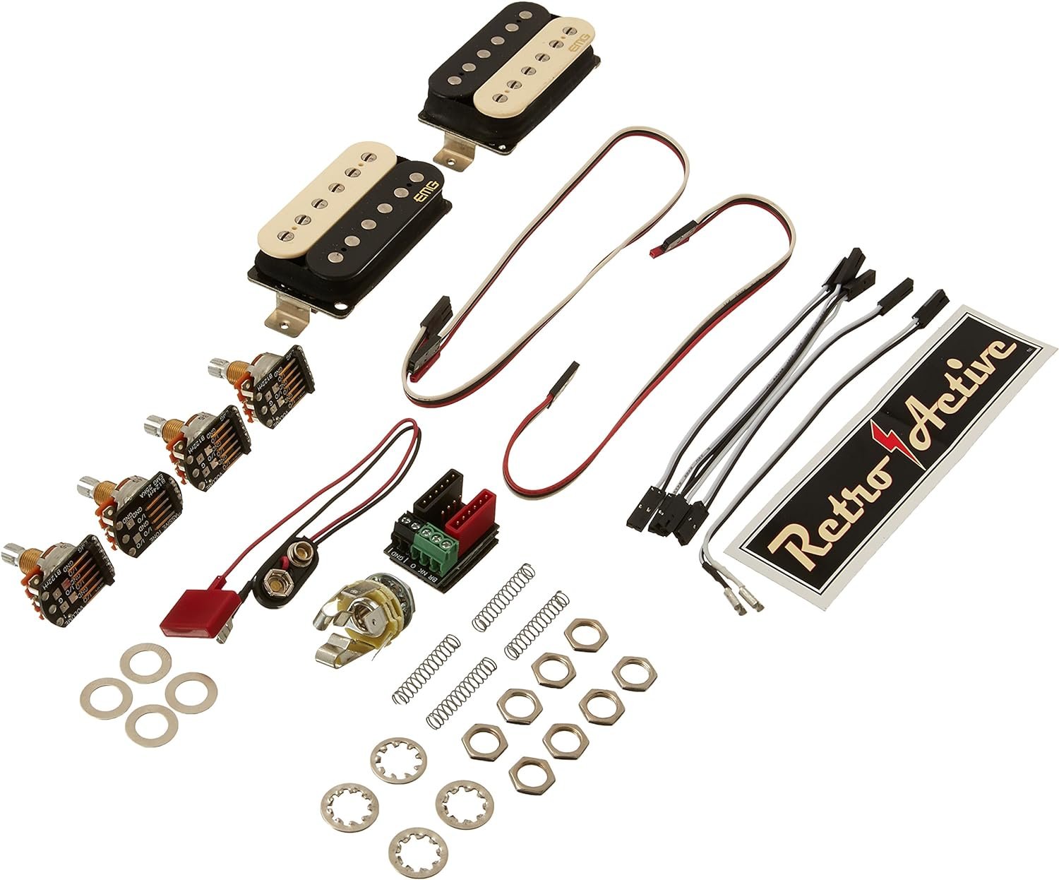 EMG Fat 55 Retro Active Electric Guitar Humbucker Pickup Set