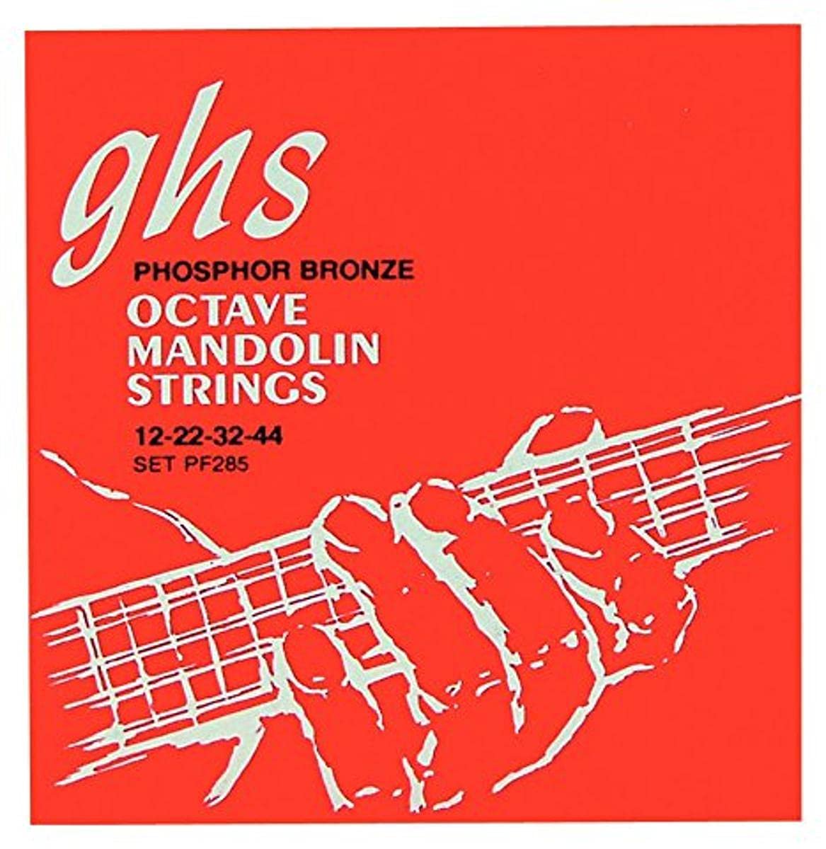 GHS Strings - Octave Mandolin Strings - 8-String set - Phosphor Bronze - Regular Gauge - 012-044 - Model: PF285 SET
