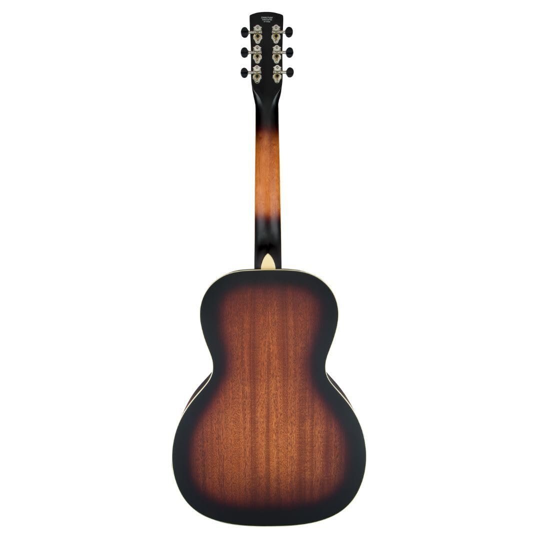 Gretsch G9220 6-String Resonator Electric Guitar with Bobtail Round Neck with Gretsch Ampli-Sonic Diaphragm Resonator Cone (Right-Handed, 2-Color Sunburst)