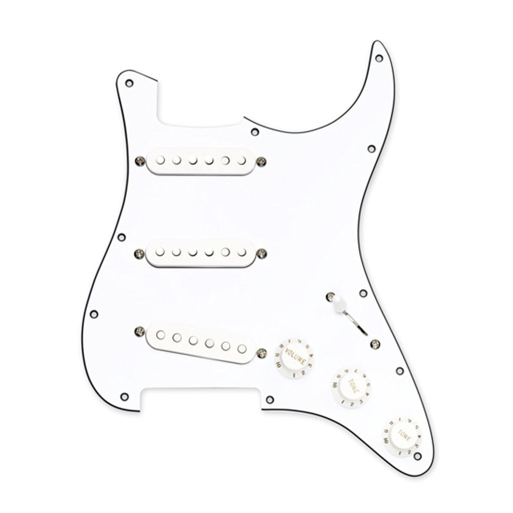 DiMarzio FG2108WA4 Pickguard Assembly, White, Area Model (415419416)