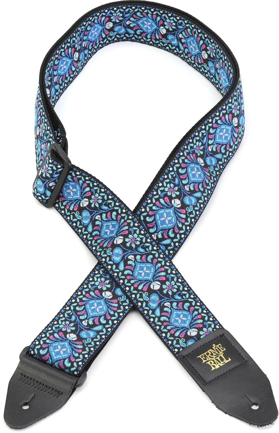 Ernie Ball Classic Jacquard Guitar Strap/Bass Strap - Indigo Orchid