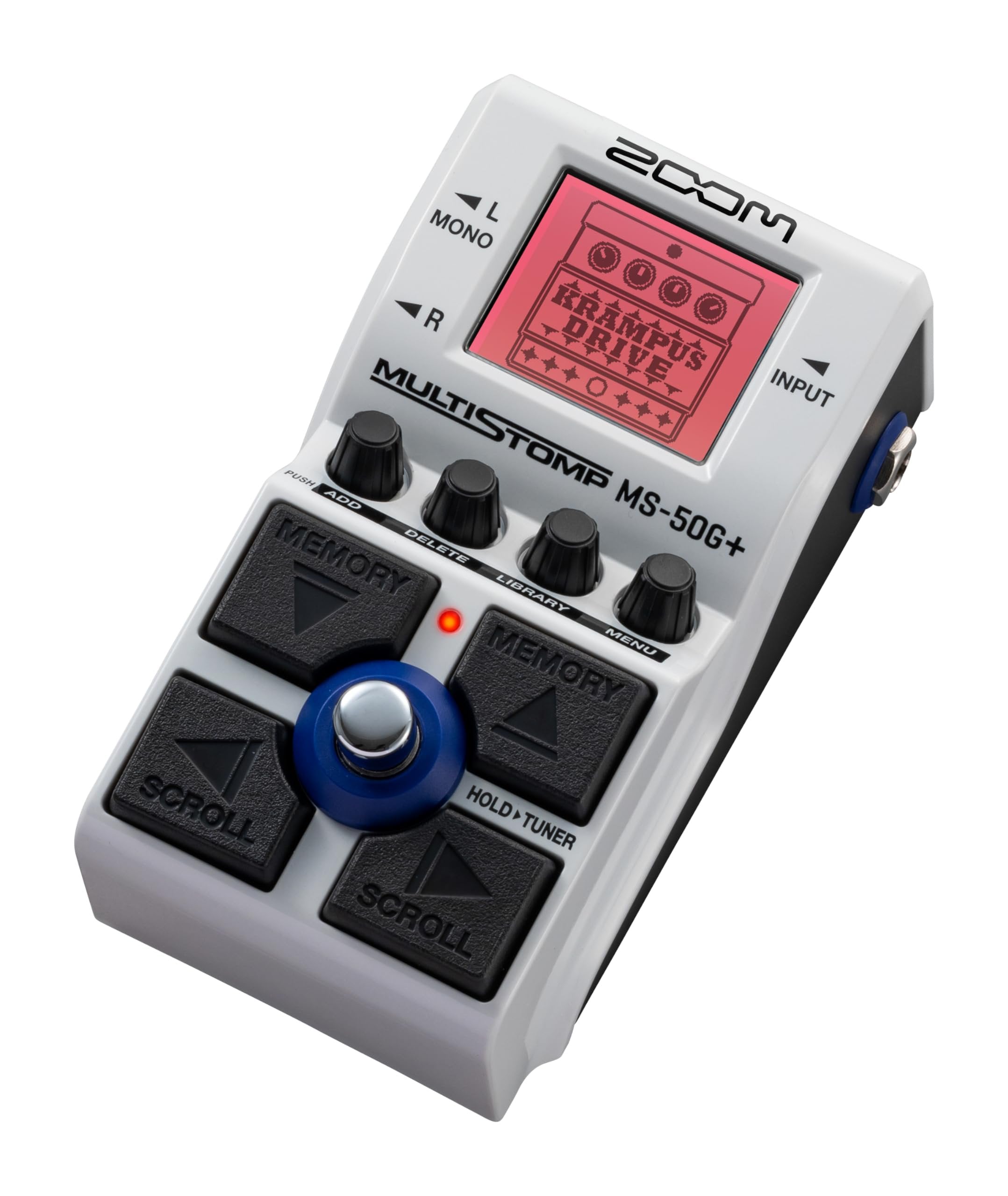 Zoom MS-50G+ MultiStomp Guitar Effects Pedal with 100 Effects, Drives, Modulation, Delay & Reverb, Stereo Outputs, Built-In Tuner, Battery Powered
