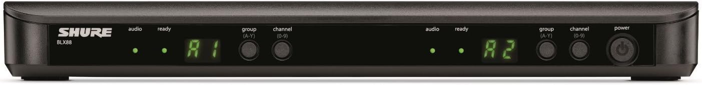 Shure BLX1288/P31 UHF Wireless Microphone System – Handheld & Headset, Multiple Bands