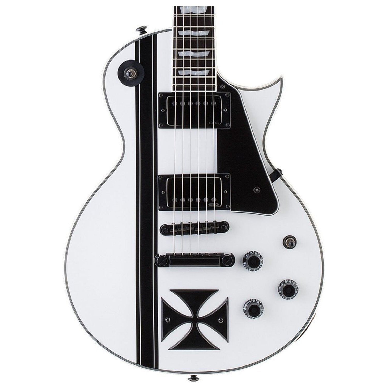 ESP LTD James Hetfield Iron Cross SW - Snow White