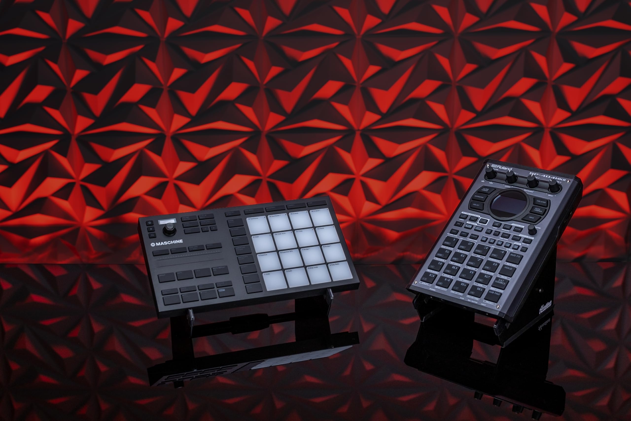 Headliner Adjustable Steel Desktop Production Stand (Small); Fits Small Synths, Samplers, Effects Modules, Drum Machines and more Music Production Gear for your Studio
