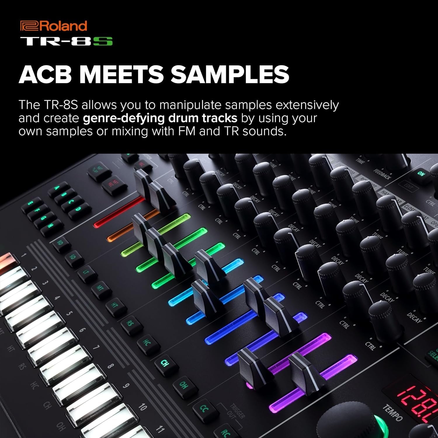 Roland Drum Machine – Compact Unit w/ TR Sounds, Samples, FM & FX