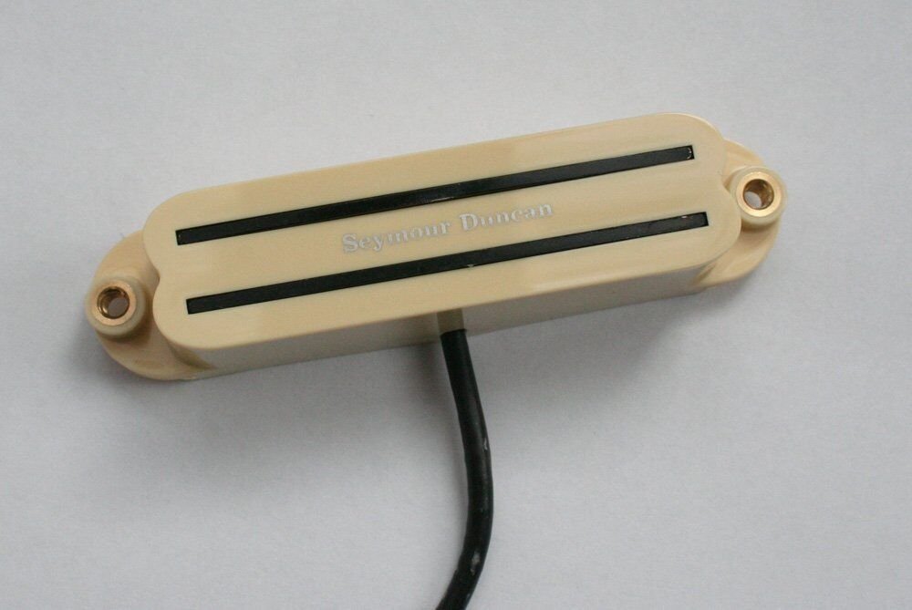 Seymour Duncan SHR-1n Hot Rails for Strat Single Coil Neck Guitar Pickup Cream