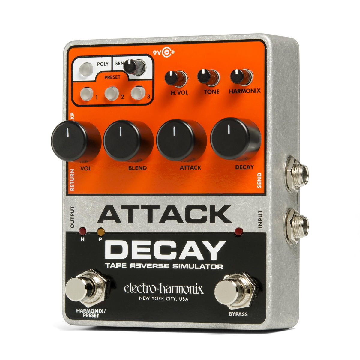 Electro-Harmonix Attack Decay Tape Reverse Simulator Pedal