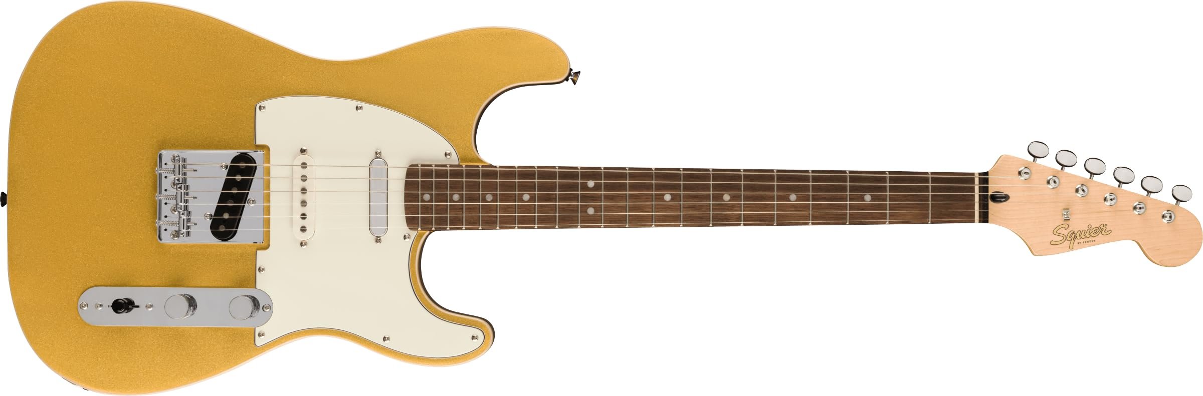 Fender Paranormal Custom Nashville Stratocaster, Laurel Fingerboard, Parchment Pickguard, Aztec Gold