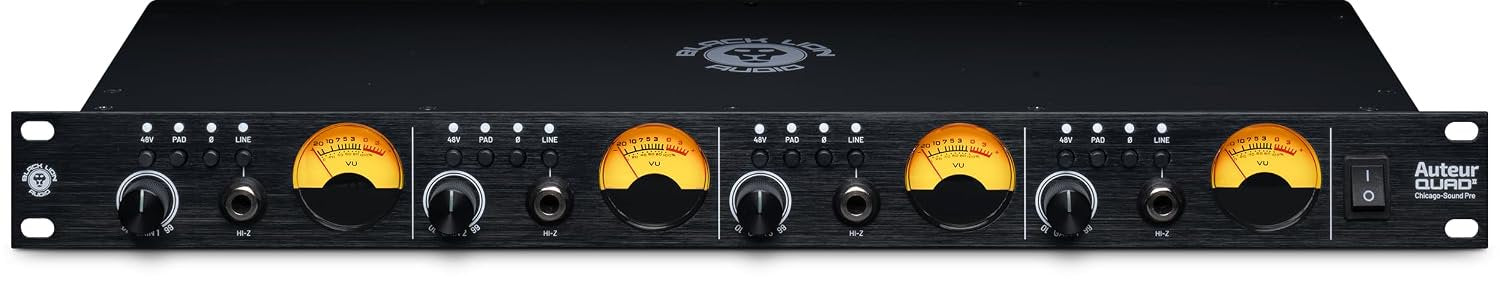 Black Lion Audio Auteur Quad2 four-channel mic preamp