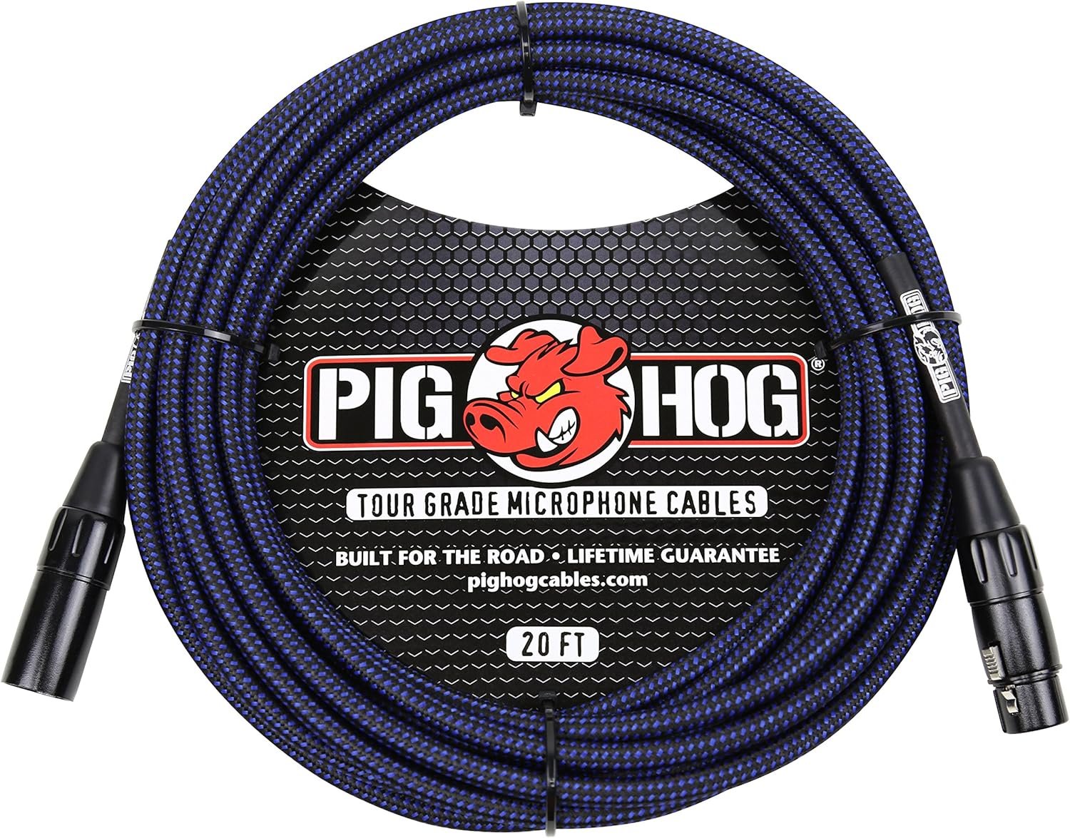 Pig Hog PHM Series Woven High Performance XLR Microphone Cable
