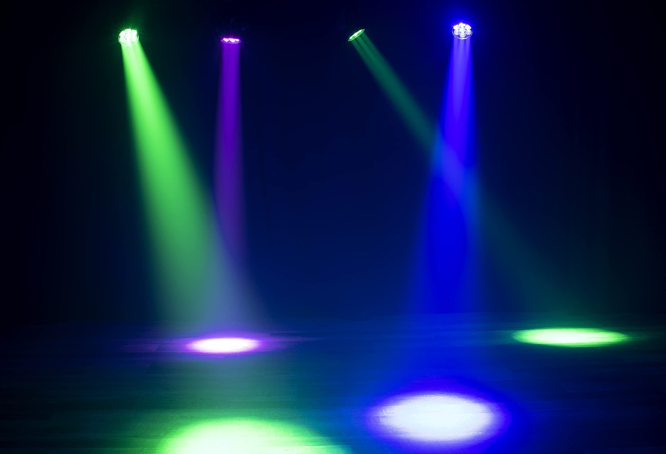 Eliminator Lighting ADJ - 7 X 12W LED Wash Zoom With Wired Digital communication Network (Stealth Wash Zoom)