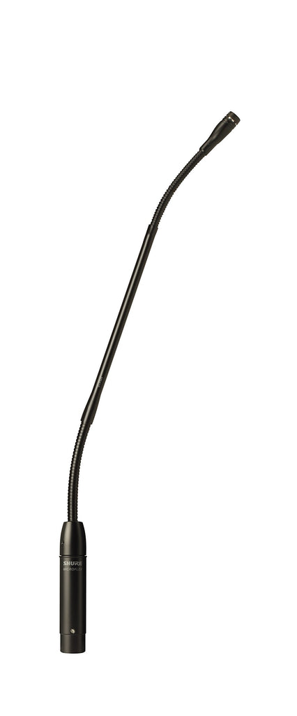 Shure MX412D/C Cardioid Condenser Microphone, 12 Gooseneck, Desktop Base with 10' Cable, Logic Functions, Programmable Switch, LED Indicator, Snap-Fit Foam Windscreen