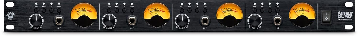 Black Lion Audio Auteur Quad2 four-channel mic preamp