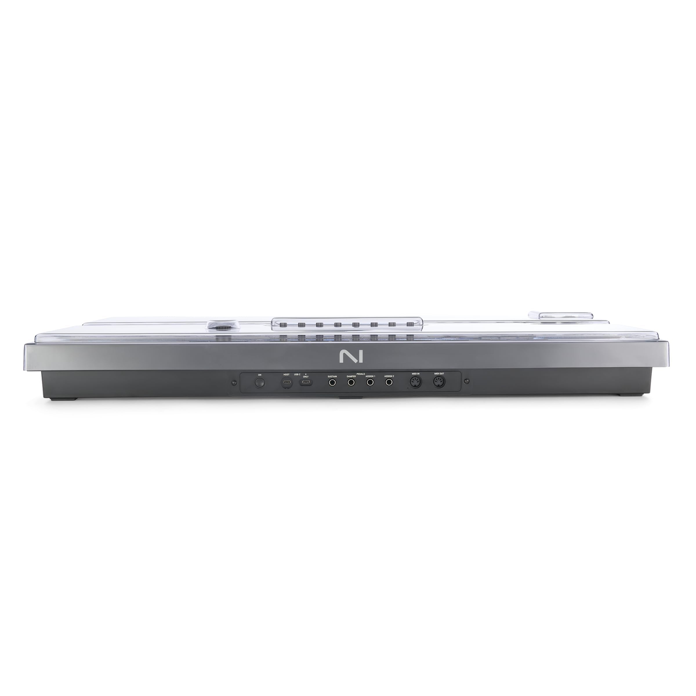 Decksaver Super Strong Polycarbonate Custom Fit Cover Compatible with Native Instruments Kontrol S49 MK3, Dust Cover for Travel and Everyday Protection