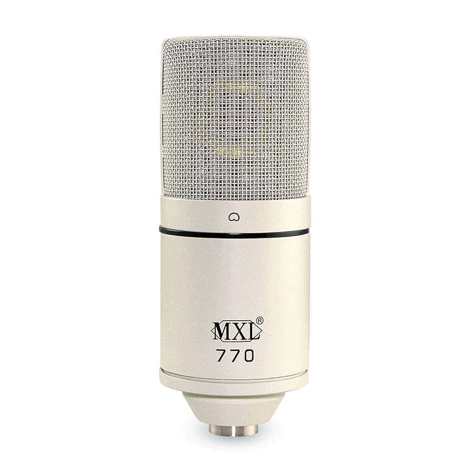 MXL 770 Condenser Microphone for Podcasting, Singing, Home Studio Recording, Gaming & Streaming | XLR | Large Diaphragm | Cardiod (ViNTAGE WHITE)