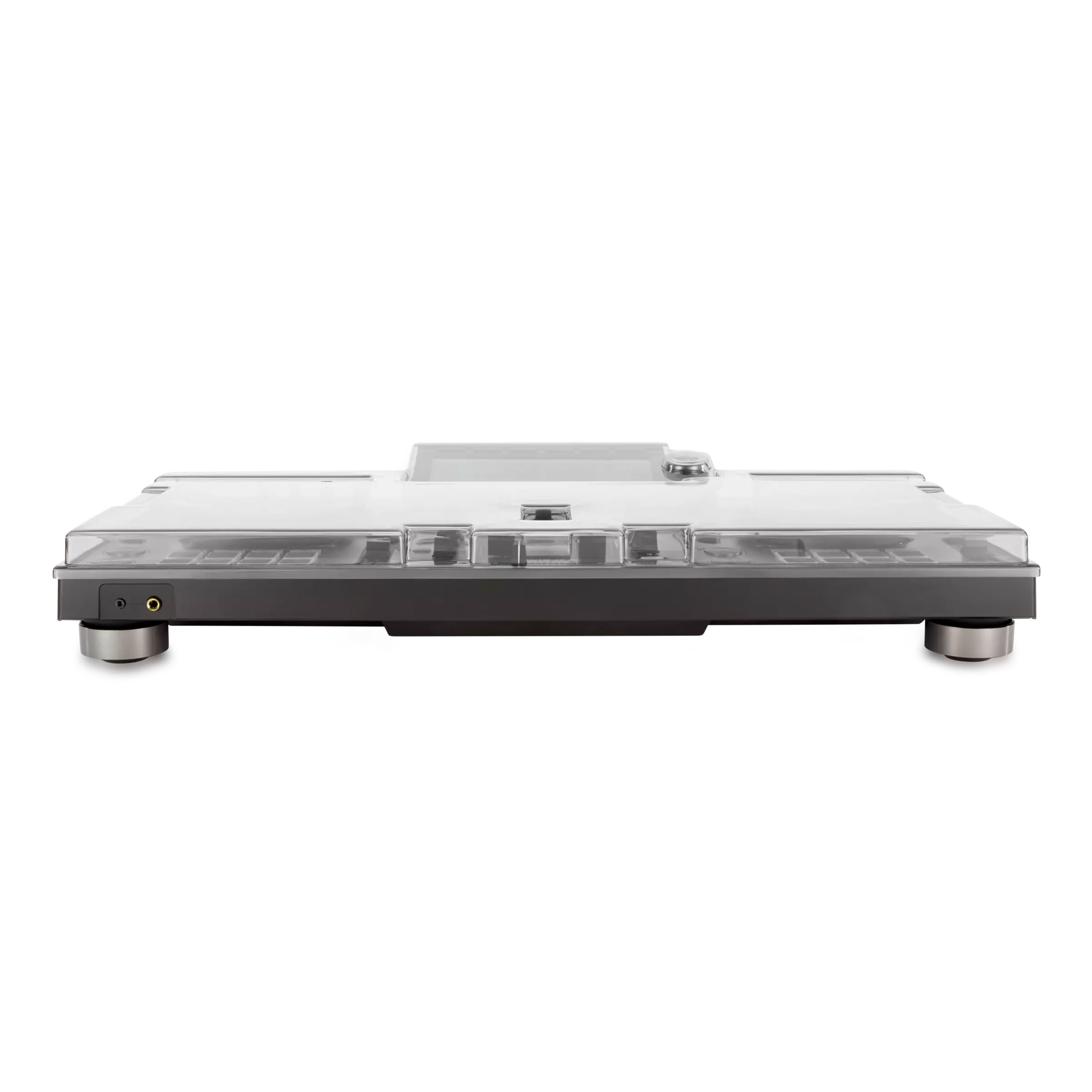 Decksaver DS-PC-XDJRX3 Polycarbonate Cover for Pioneer DJ XDJ-RX3 Bundle with Polishing Cloth – Smoked/Clear Dust & Impact Protection, Fits Most Flight Cases