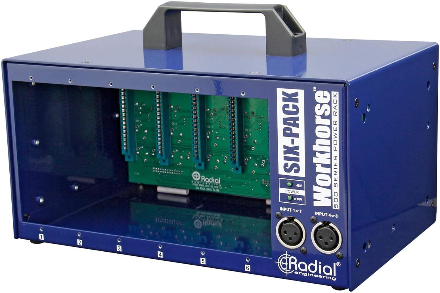 Radial Engineering Workhorse - SixPack 500 Series Desktop Rack