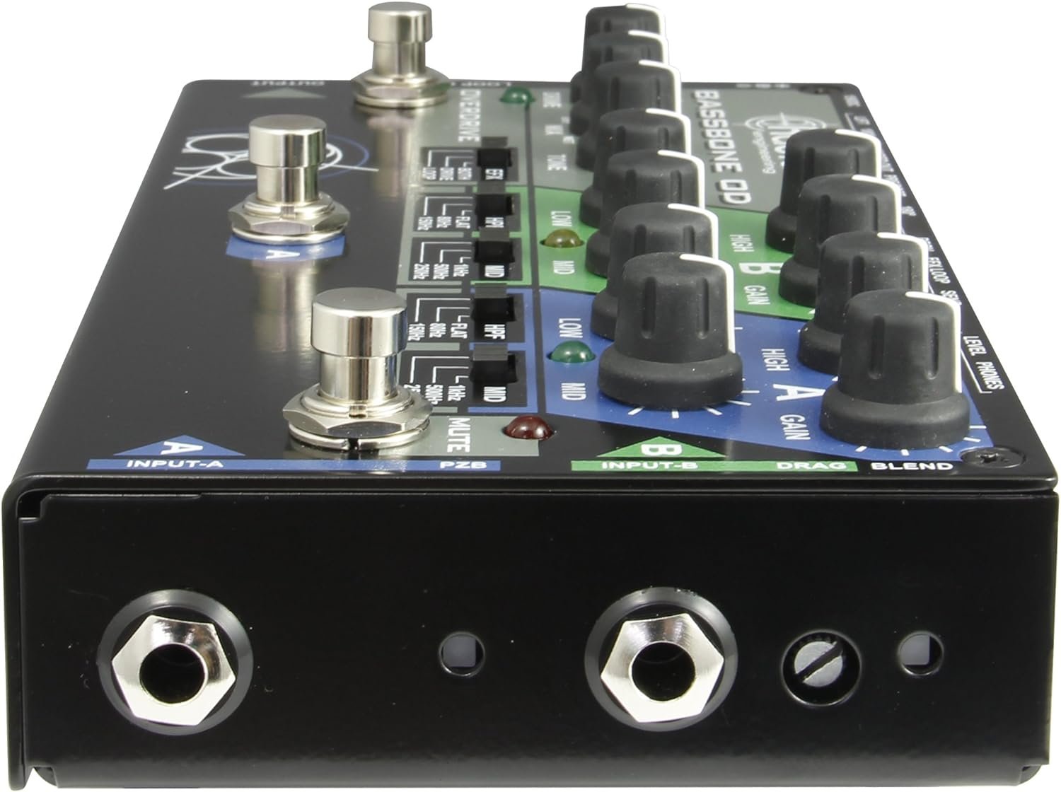Bassbone OD Guitar Effects Switcher - Black