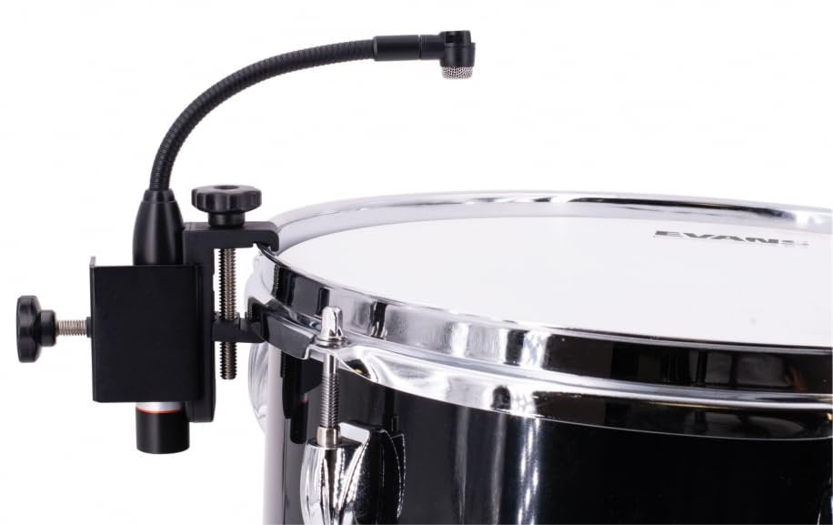 CAD Audio C98 Cardioid Condenser Gooseneck Drum Mic with Rim Mount – Low Noise, High SPL, Mic-Stand-Free Design