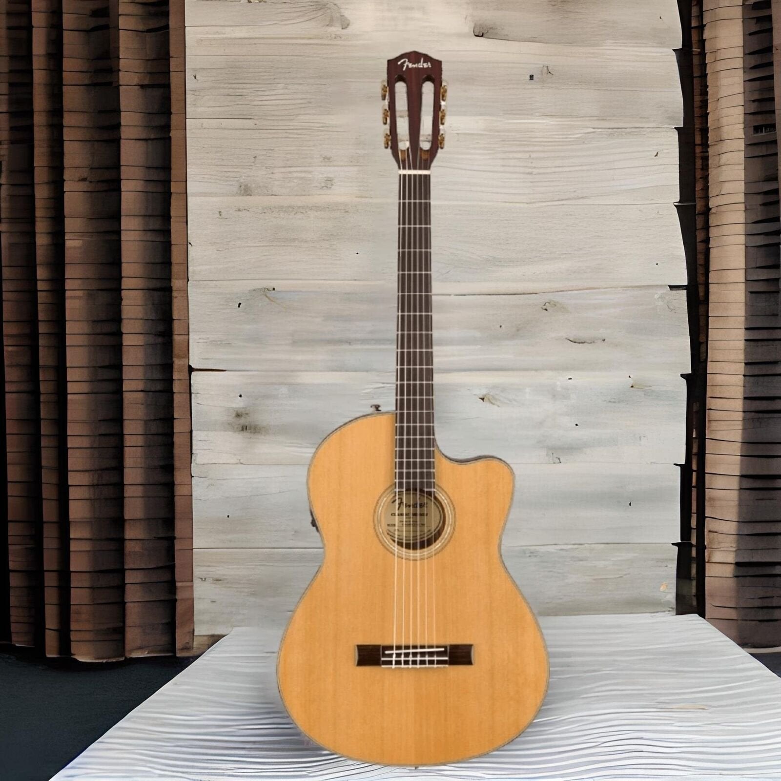 Fender CN-140SCE Thinline Concert Nylon String Acoustic Guitar