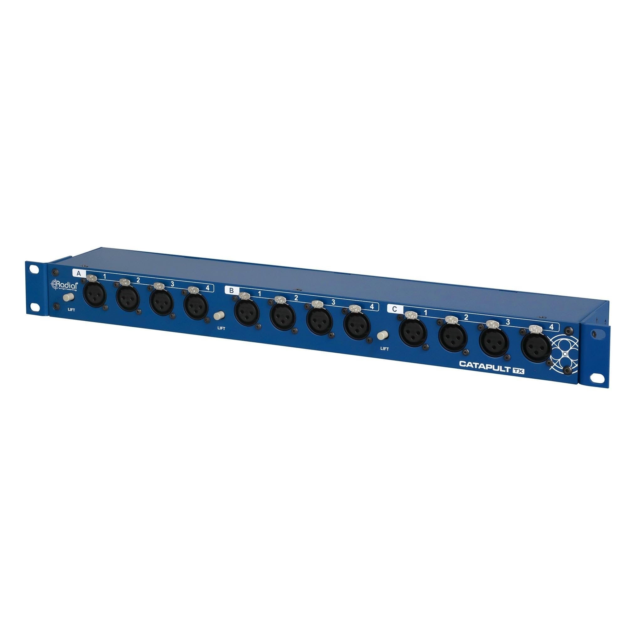 Radial Catapult Rack TX 12-channel Cat 5/6 Analog Audio Snake