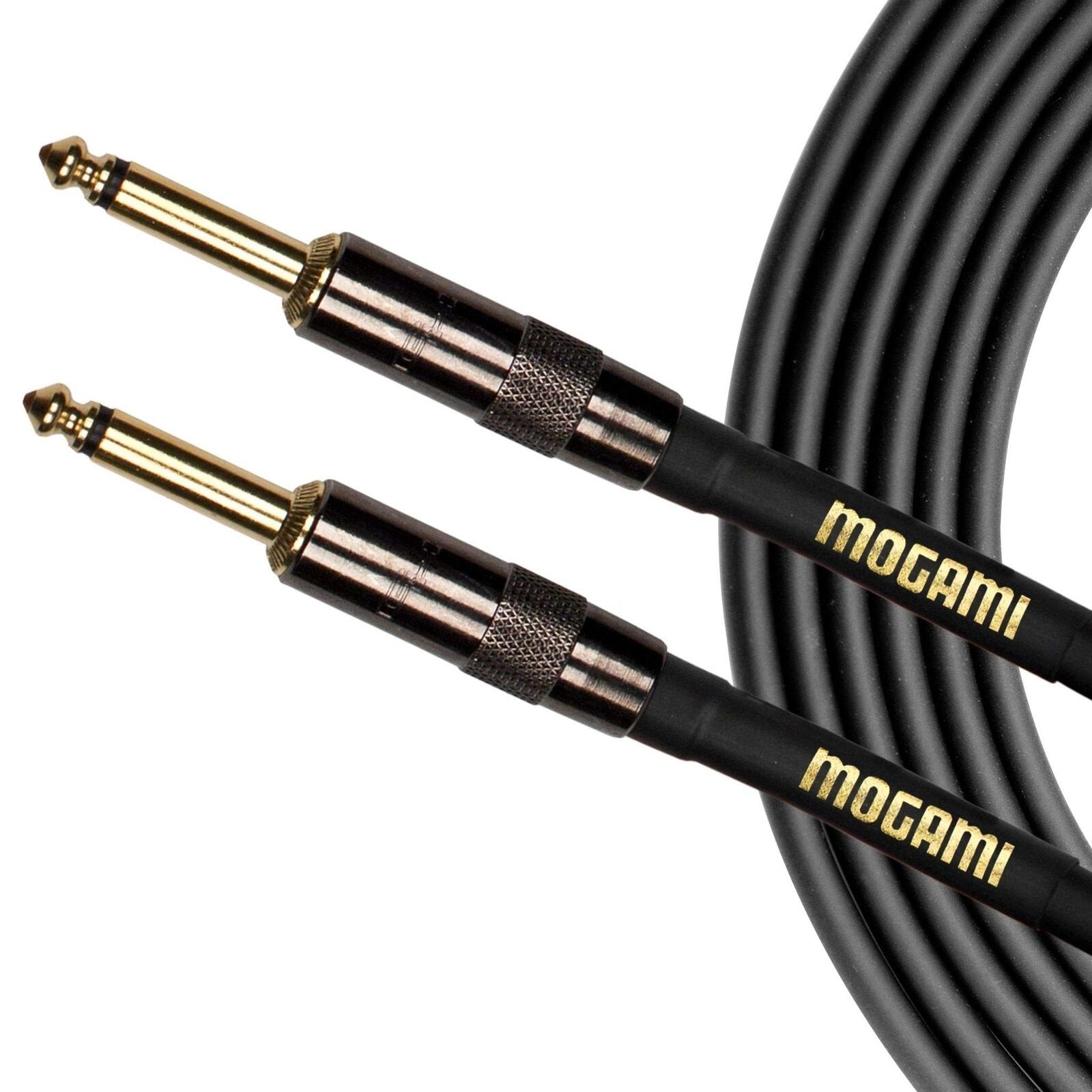 Mogami Gold SPEAKER-20 Amplifier-to-Cabinet Speaker Cable, 1/4" TS Male Plugs...