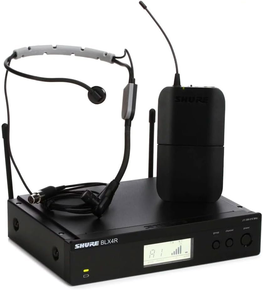 Shure BLX14R SM35 UHF Wireless Headset Microphone System Multiple Frequency Bands