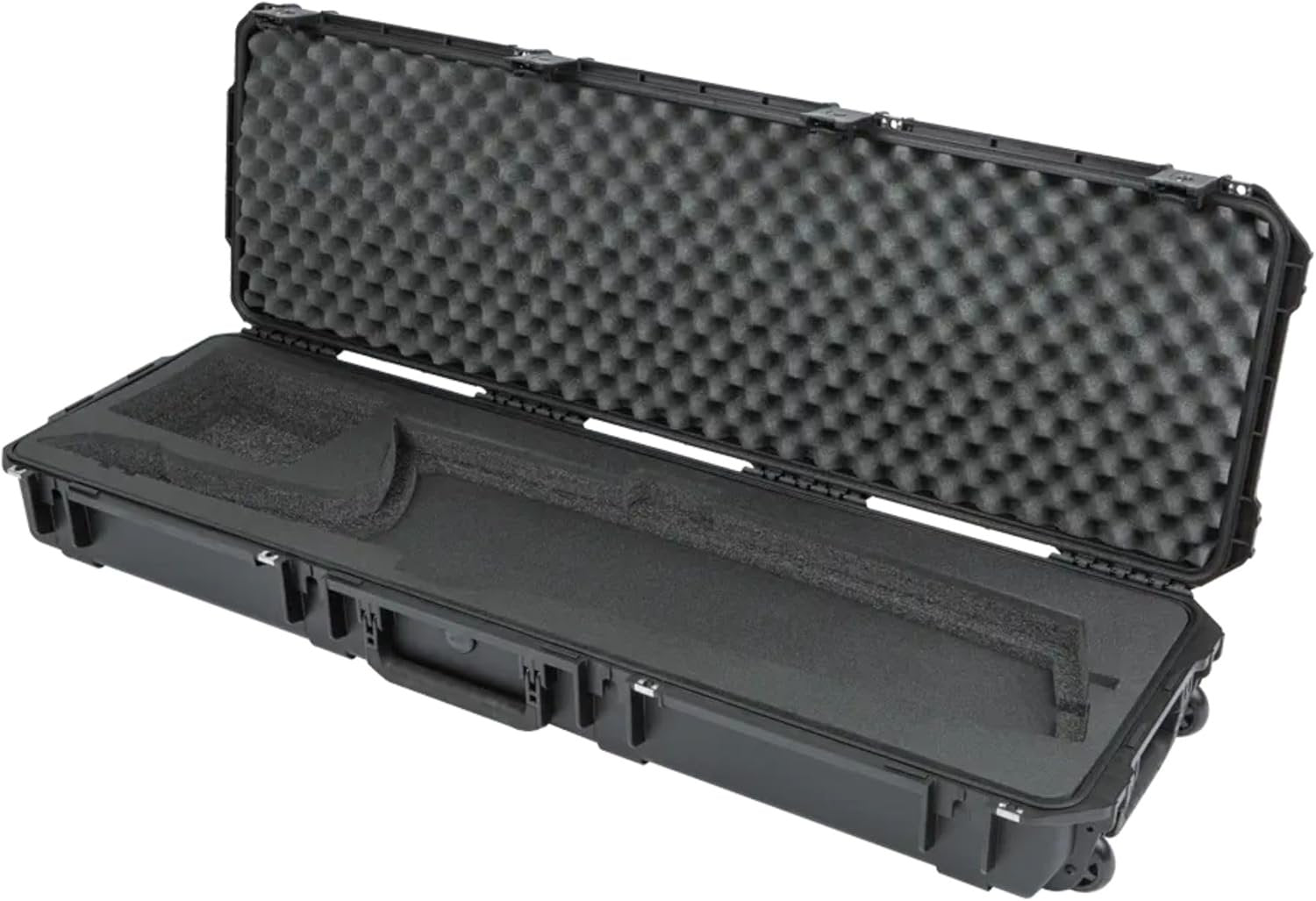 SKB iSeries Roland AX Edge Keytar Hard Case, Waterproof Polypropylene Shell with Foam Interior, TSA Latches and Wheels for Travel Protection