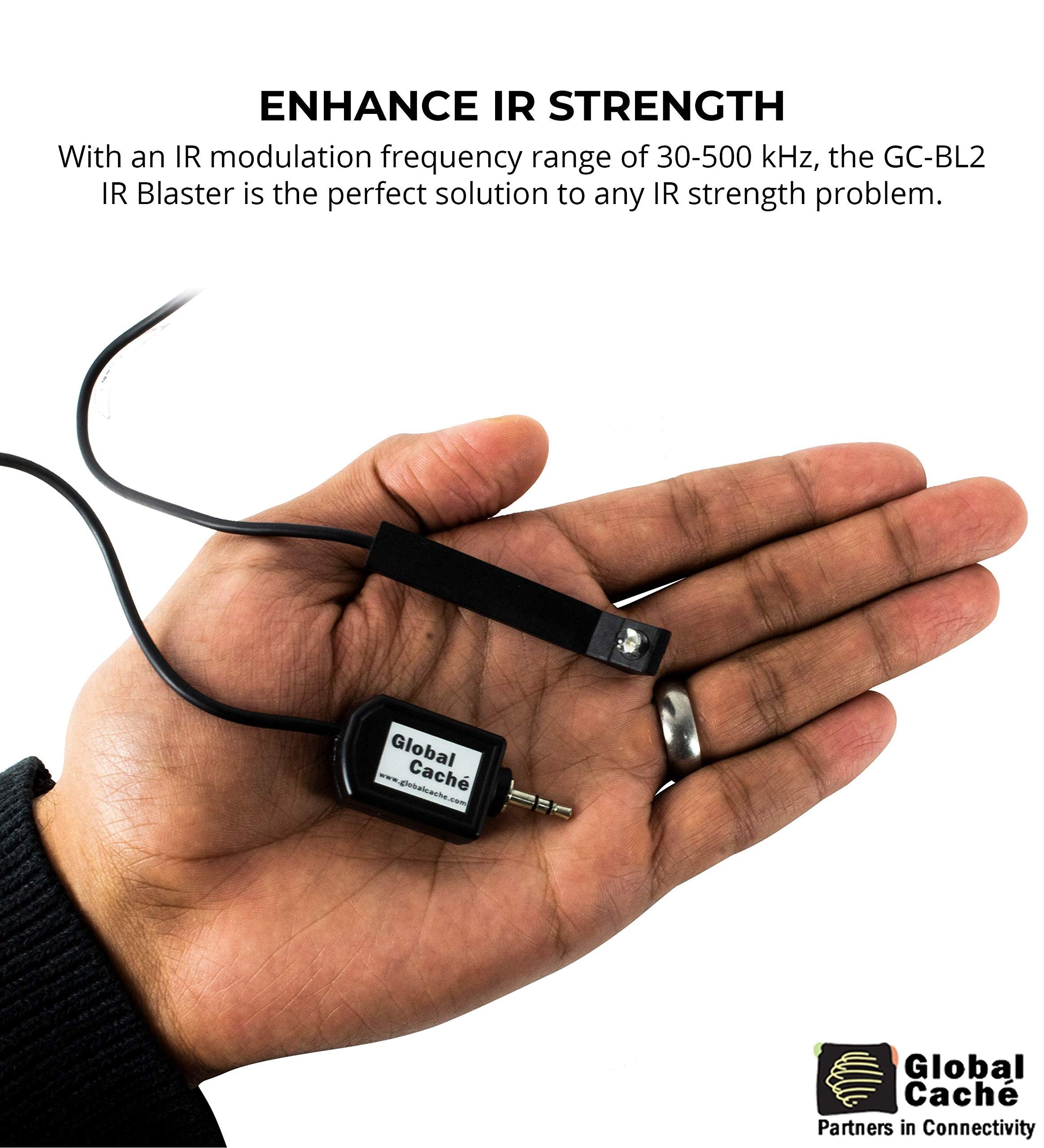 Global Caché GC-BL2 IR Blaster Transmits IR Signals up to 40 Feet with GC-100