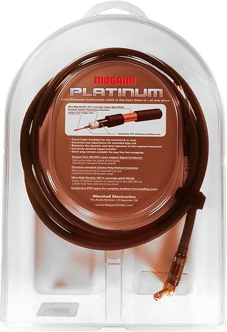 Mogami Platinum Guitar Instrument Cable, 1/4