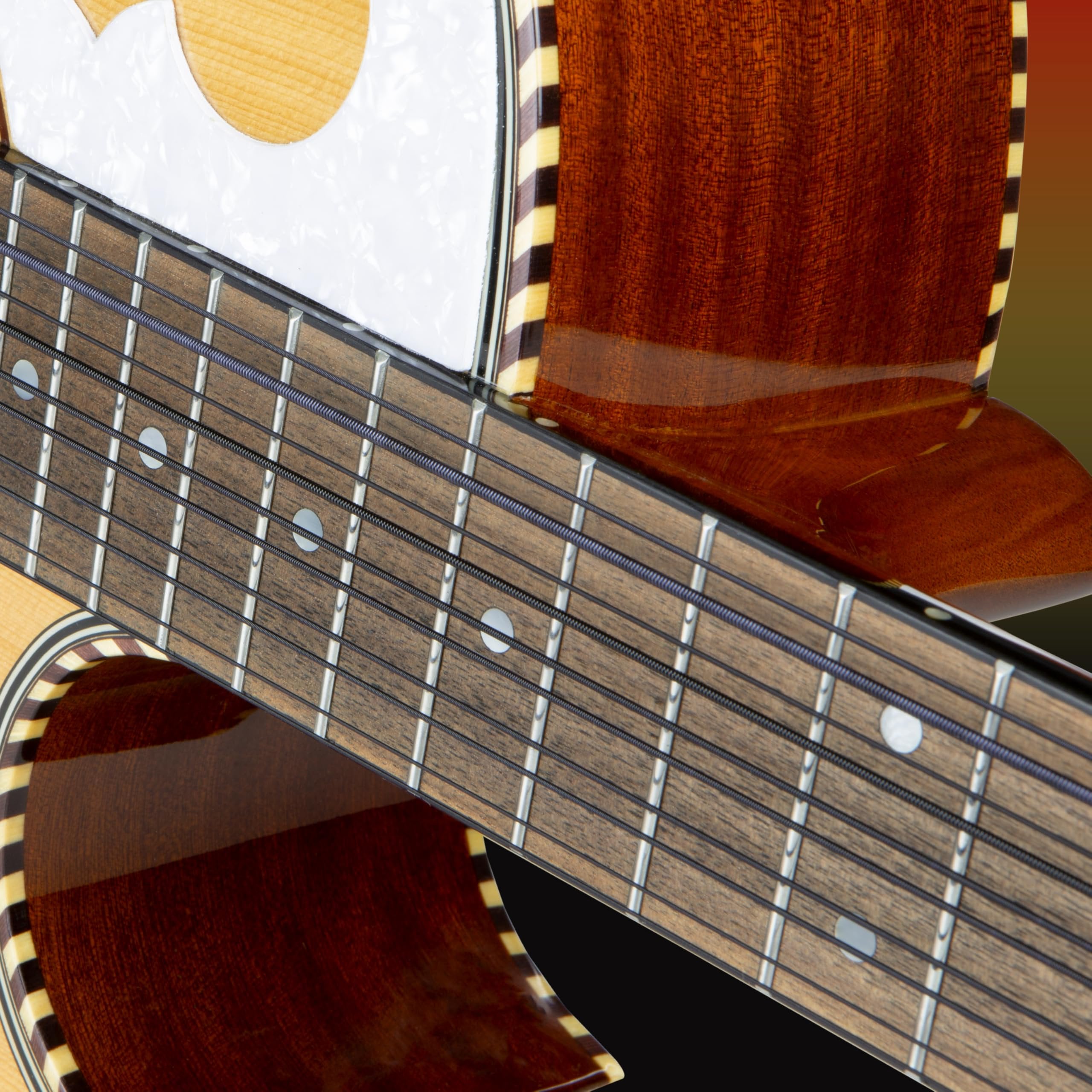 GHS Strings - GHS Bajo Quinto "Cuerdas Negras" Black Coated Stainless Steel Strings - Bajo Quinto Strings - (BKX-10 SET)