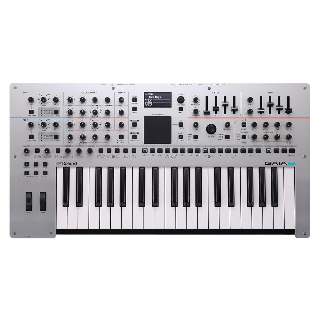 Roland GAIA 2 Synthesizer | Advanced Sonic Capabilities | Hybrid Sound Engine Combining Wavetable & Virtual Analog Synthesis | On-Board Motional Pad