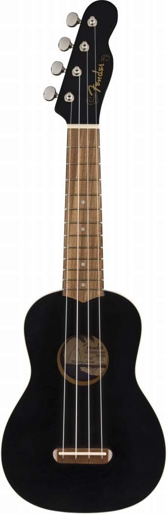 Fender Venice Soprano Ukulele, Black