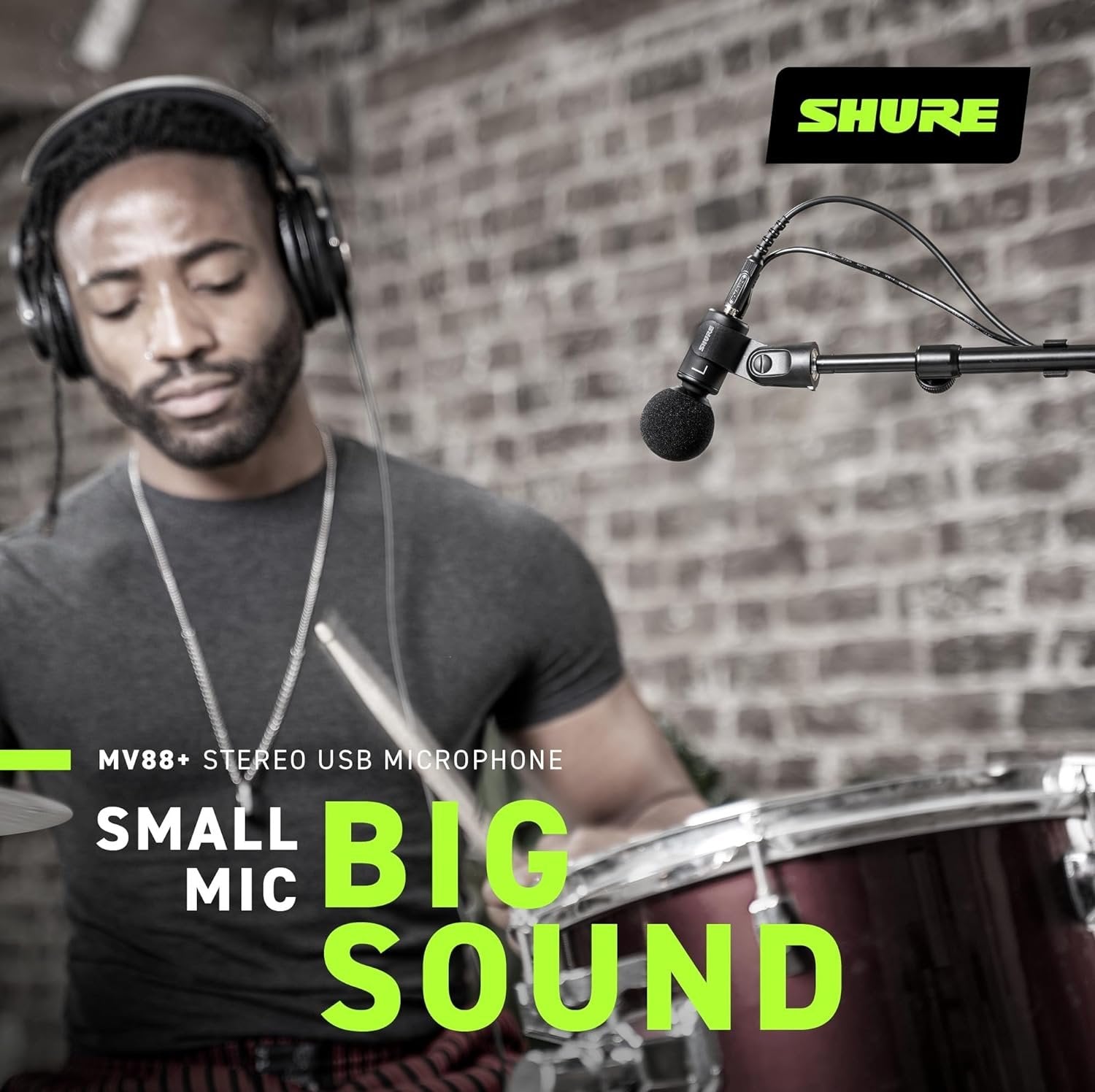 Shure MV88+ Stereo Condenser Microphone Kit