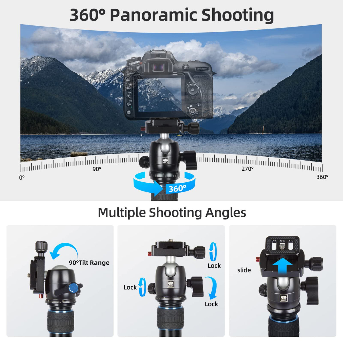 SIRUI AT-125 Carbon Fiber Travel Tripod with Ball Head