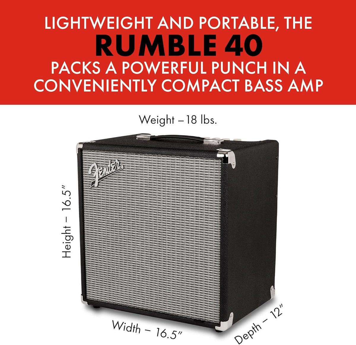 Fender Rumble V3 Bass Guitar Combo Amplifier Series