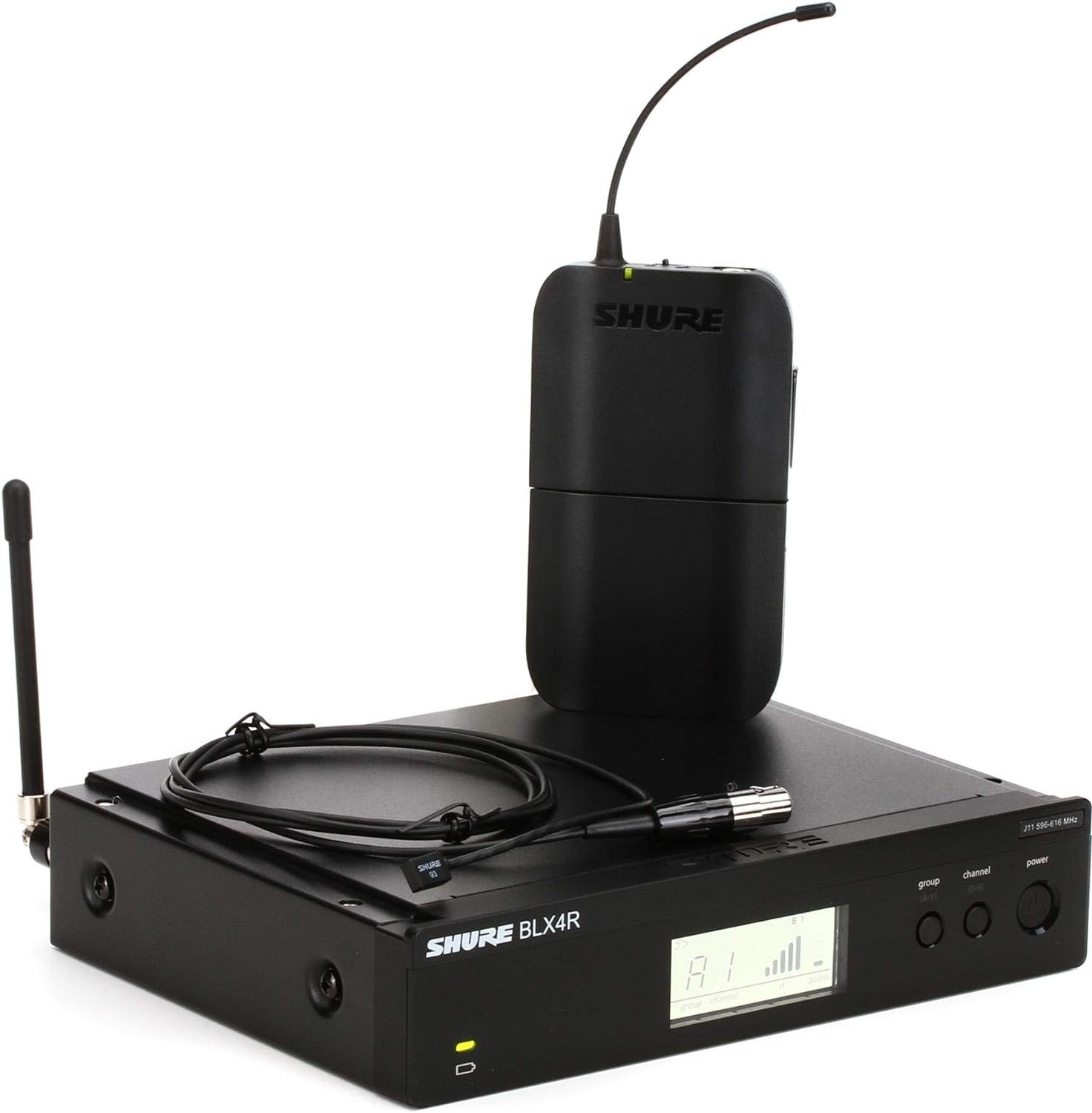 Shure BLX14R/W93 UHF Wireless Microphone System with WL93 Lavalier Mic