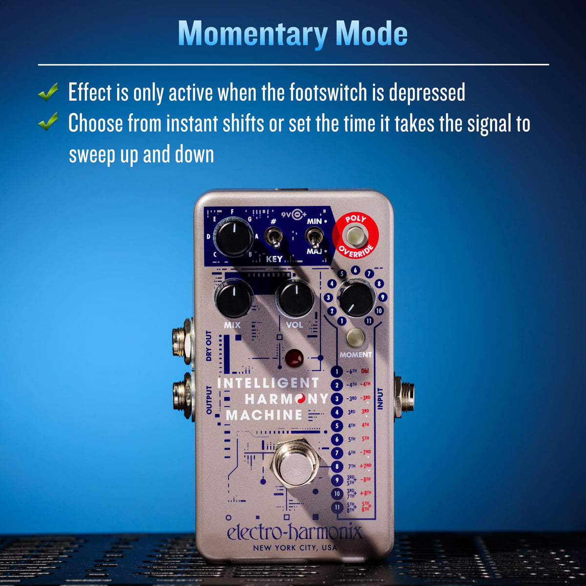 Electro-Harmonix Intelligent Harmony Machine Harmonizer & Pitch Shifter Pedal