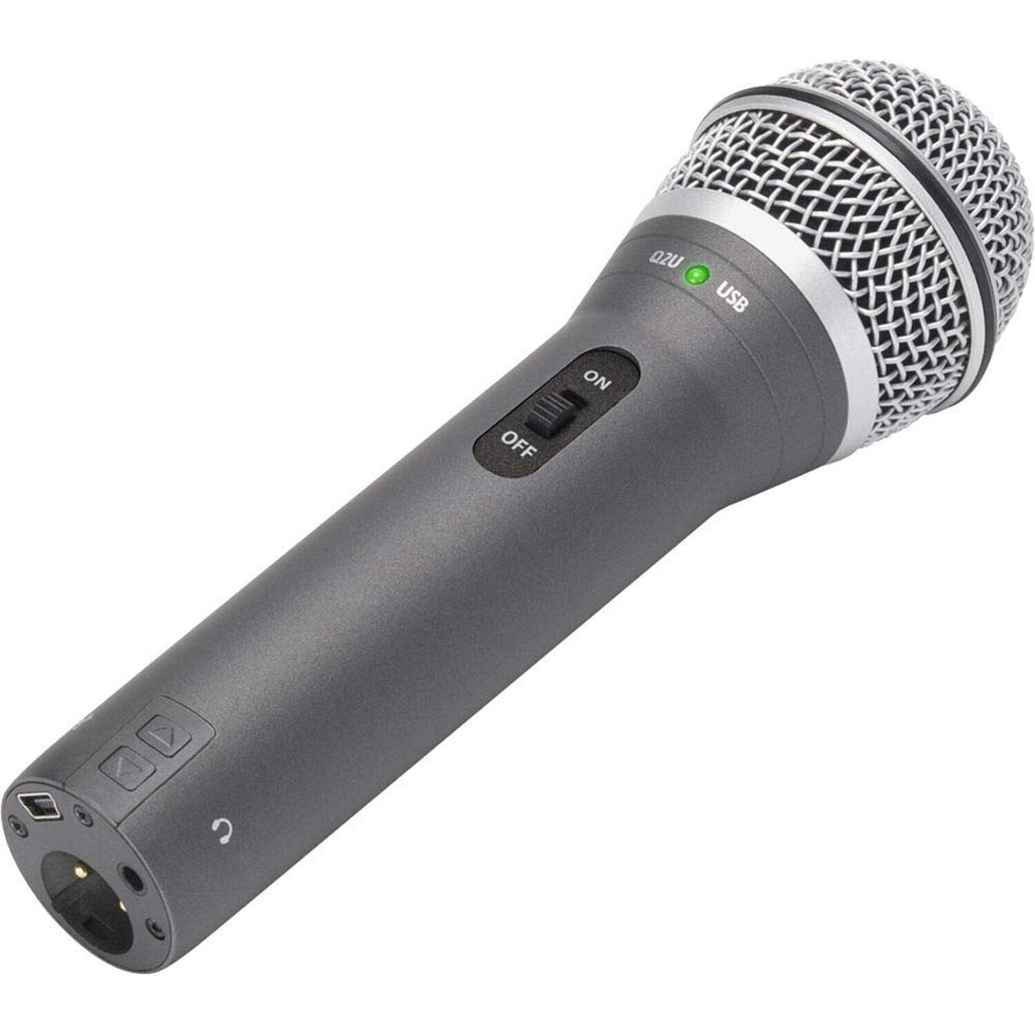 Samson Technologies Q2U USB/XLR Dynamic Microphone Recording and Podcasting P...