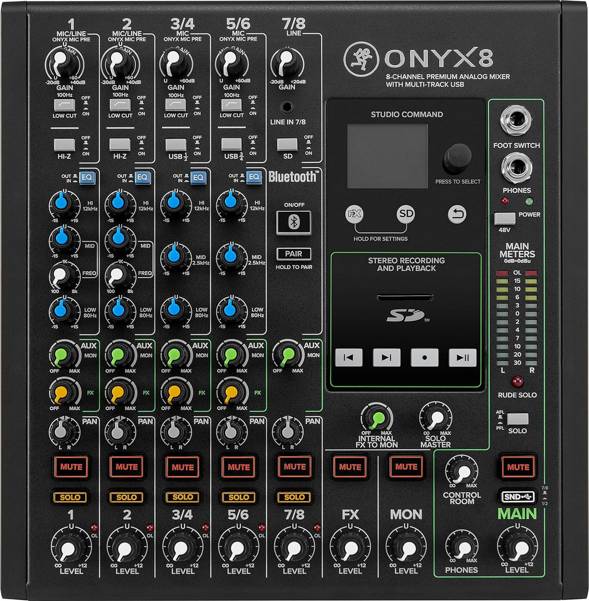 Mackie Onyx Analog Mixer with Multitrack USB – Multiple Channel Options