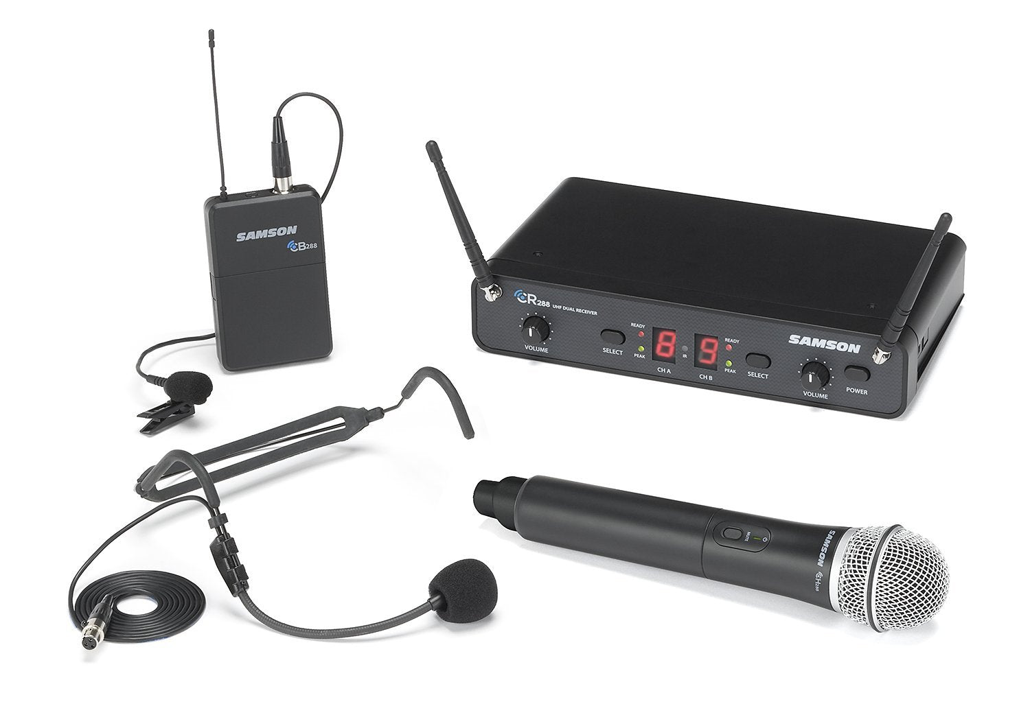 Samson Concert 288 All-In-One Dual-Channel Wireless System (I Band)